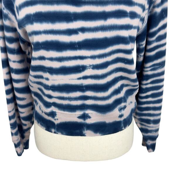 RAILS RAMONA PULLOVER SWEATSHIRT IN STRIPED INDIGO TIE DYE NWT WOMEN'S SIZE XXS - Picture 7 of 15